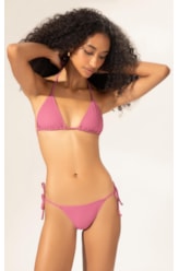 Biquíni Cortininha Rolotê CANELADO GEO Rosa Velho