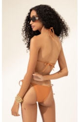 Biquíni Cortininha Rolotê Clássicos Caramelo