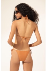 Biquíni Cortininha Rolotê Clássicos Caramelo