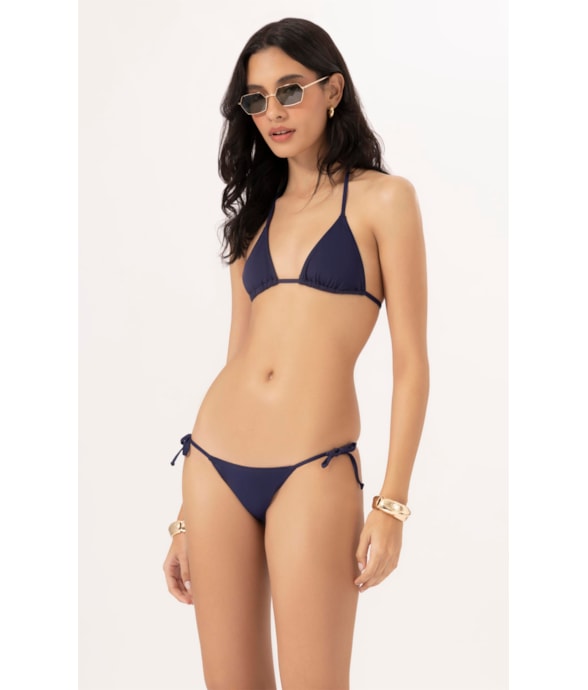 Biquíni Cortininha Rolotê Clássicos Dark Navy