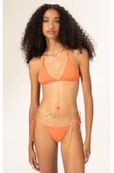 Biquíni Cortininha Rolotê Clássicos Salmão