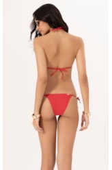 Biquíni Cortininha Rolotê Clássicos Vermelho