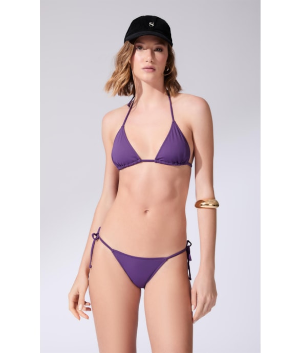 Biquíni Cortininha Rolotê Coast Roxo