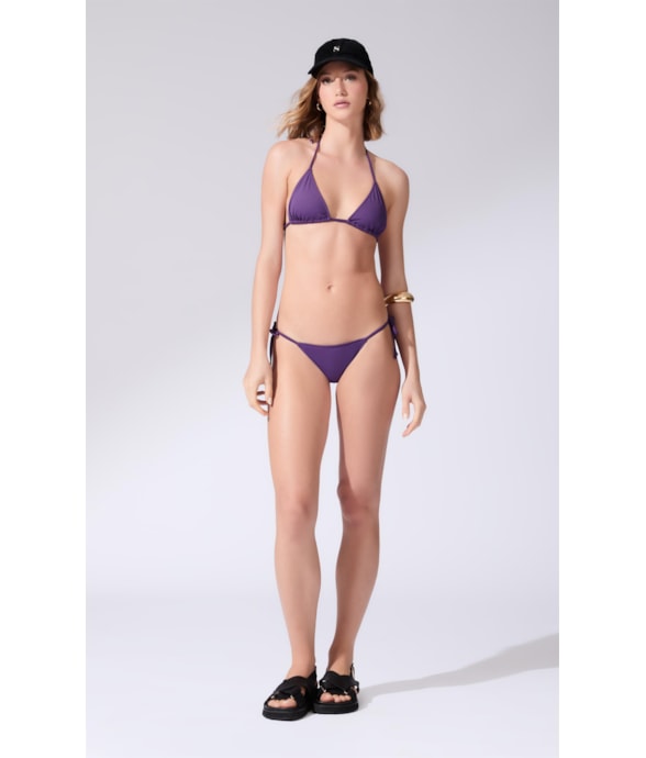 Biquíni Cortininha Rolotê Coast Roxo