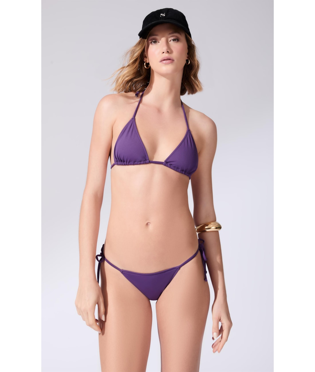 Biquíni Cortininha Rolotê Coast Roxo