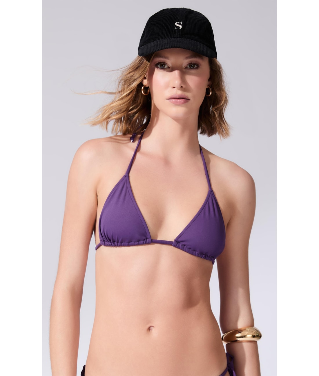 Biquíni Cortininha Rolotê Coast Roxo