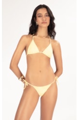 BIQUÍNI CORTININHA ROLOTÊ FLUID AMARELO MANTEIGA