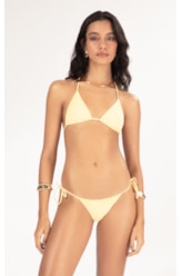 BIQUÍNI CORTININHA ROLOTÊ FLUID AMARELO MANTEIGA