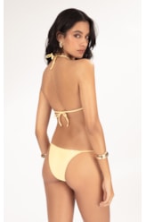 BIQUÍNI CORTININHA ROLOTÊ FLUID AMARELO MANTEIGA