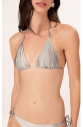 Biquíni Cortininha Rolotê Satin Skin Silver Gray