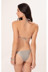 Biquíni Cortininha Rolotê Satin Skin Silver Gray