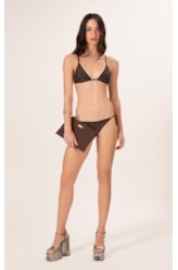 Biquíni Cortininha Swarovski Celebrate Café