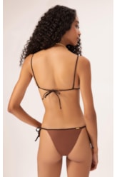 Biquíni Cortininha Viés Duo Marrom