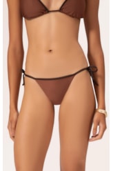 Biquíni Cortininha Viés Duo Marrom