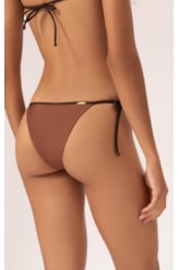 Biquíni Cortininha Viés Duo Marrom