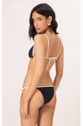 Biquíni  Cortininha Viés Duo Preto