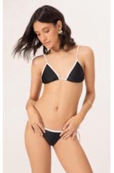 Biquíni Cortininha Viés Duo Preto