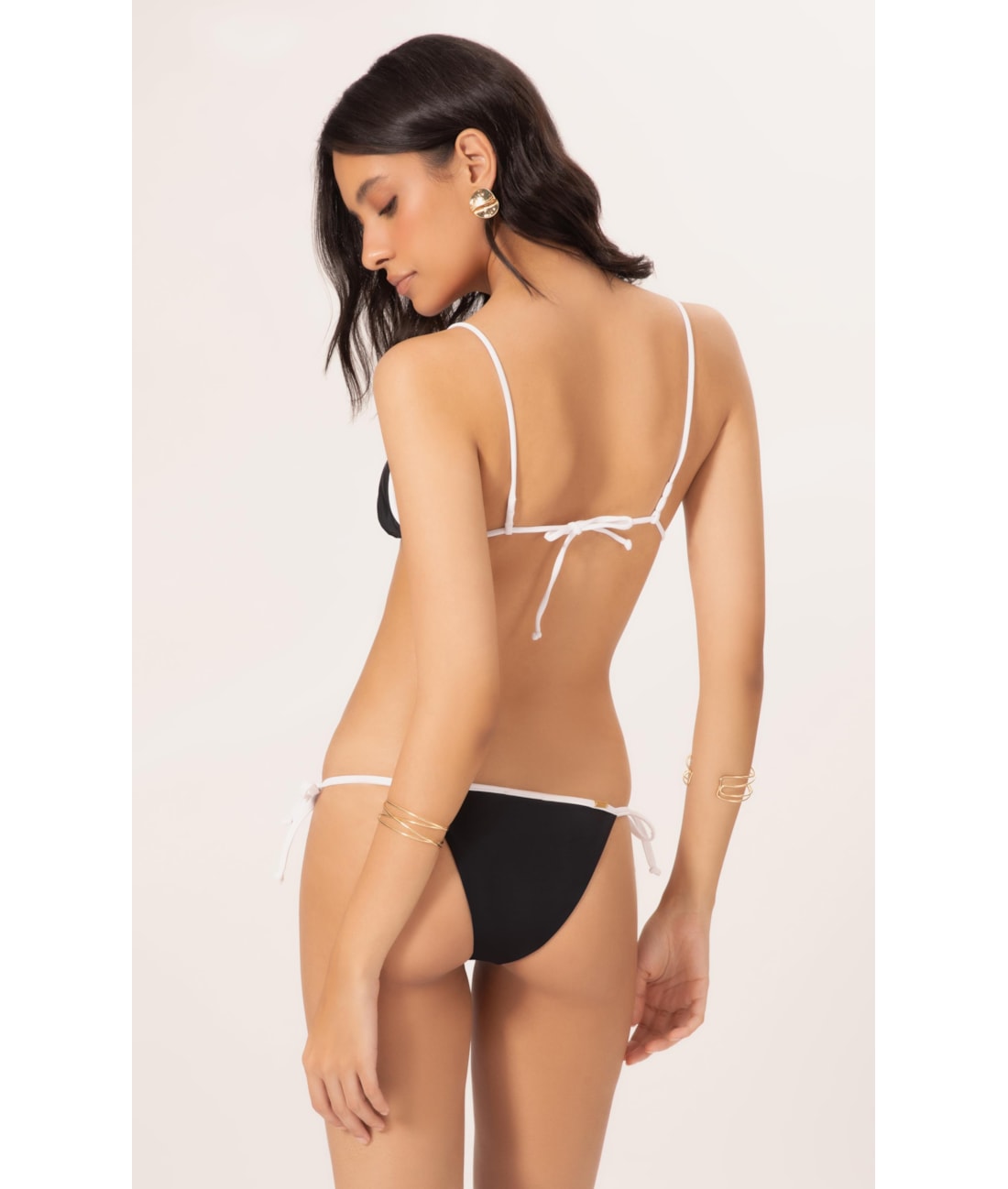 Biquíni Cortininha Viés Duo Preto