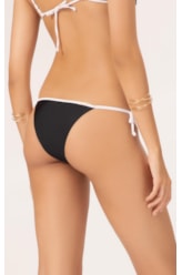 Biquíni  Cortininha Viés Duo Preto