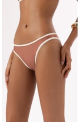 Biquíni Cropped Nadador Aprés Marrom