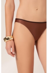 Biquíni Decote V Viés Duo Marrom