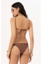 Biquíni Frente Única Magic Marrom
