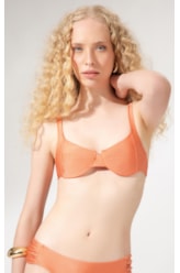 Biquíni Meia Taça Arco Comfort Le Soleil Salmão