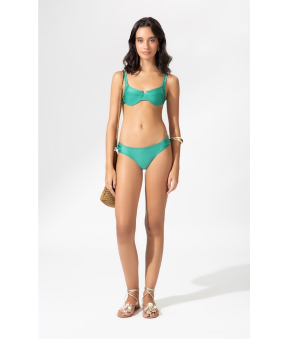 Biquíni Meia Taça Arco Comfort Le Soleil Verde Claro