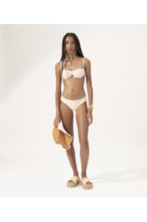 Biquíni Meia Taça Atena Draping Off White