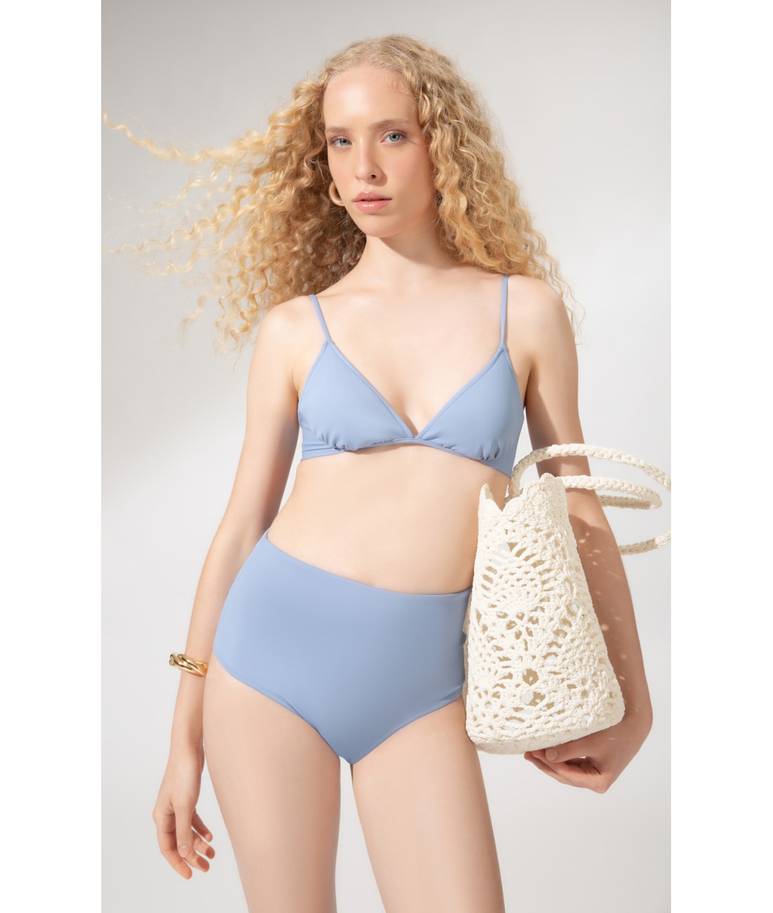 Biquíni Meia Taça Comfort Allure Azul