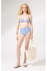 Biquíni Meia Taça Comfort Allure Azul