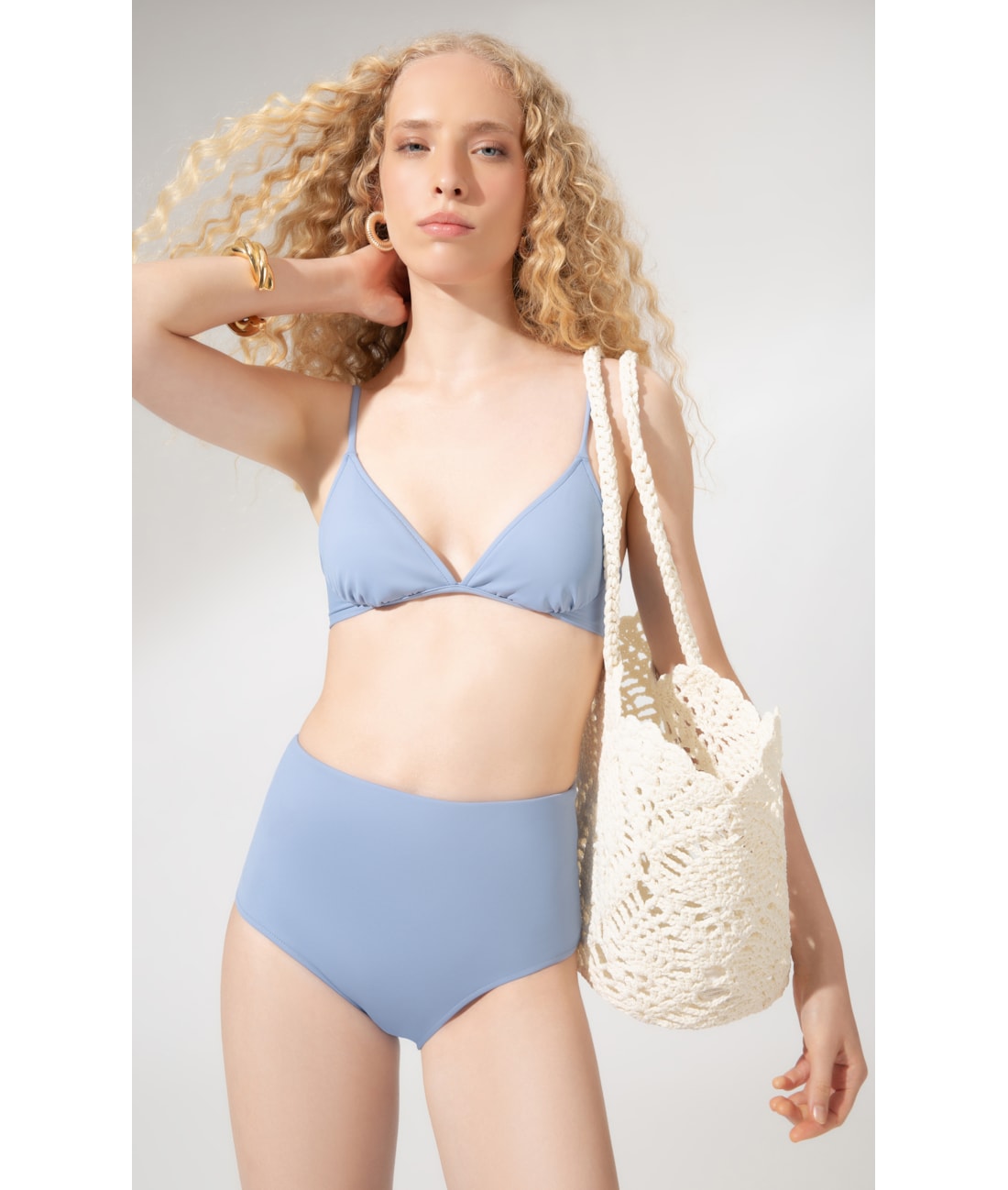 Biquíni Meia Taça Comfort Allure Azul