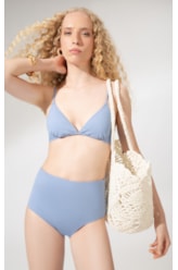 Biquíni Meia Taça Comfort Allure Azul