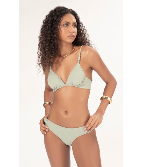 Biquíni Meia Taça Comfort Bobby Verde Oliva