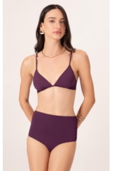 Biquíni Meia Taça Comfort Clássicos Beringela