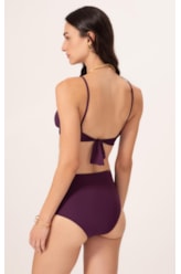 Biquíni Meia Taça Comfort Clássicos Beringela