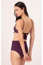 Biquíni Meia Taça Comfort Clássicos Beringela