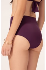 Biquíni Meia Taça Comfort Clássicos Beringela