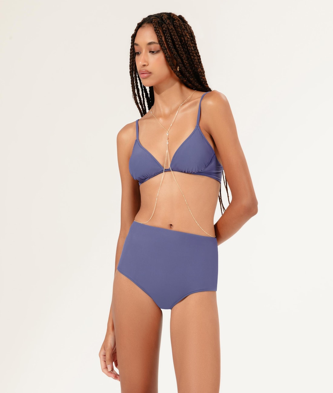 Biquíni Meia Taça Comfort Clássicos Old Purple