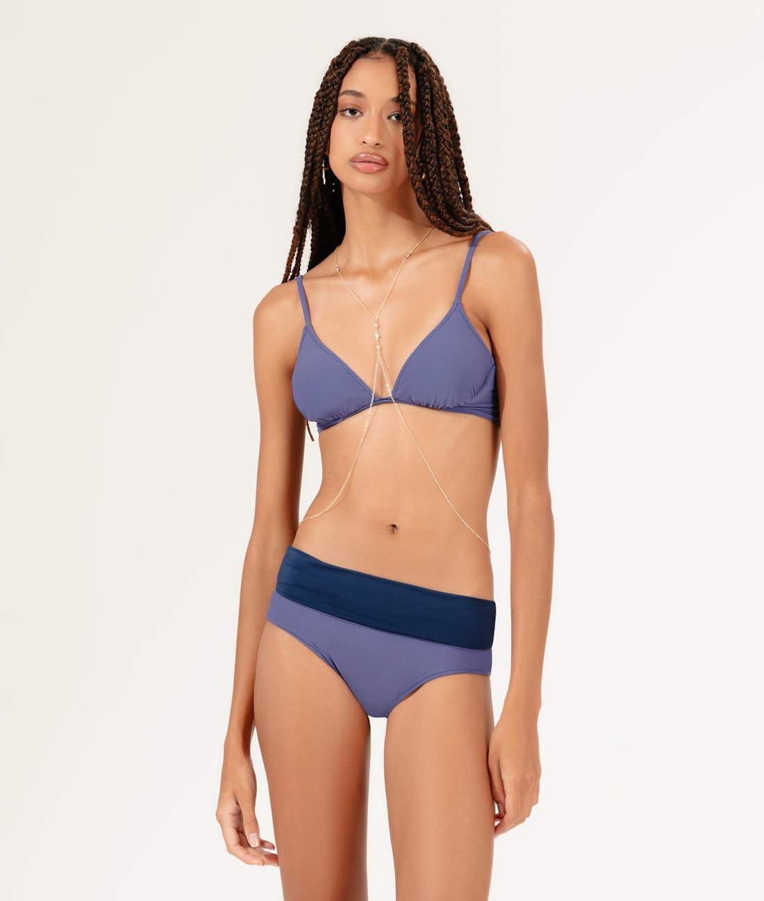 Biquíni Meia Taça Comfort Clássicos Old Purple