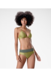 Biquíni Meia Taça Comfort Clássicos Pistache