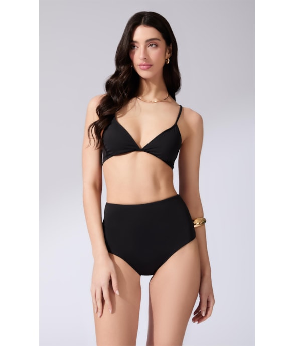 Biquíni Meia Taça Comfort Coast Preto