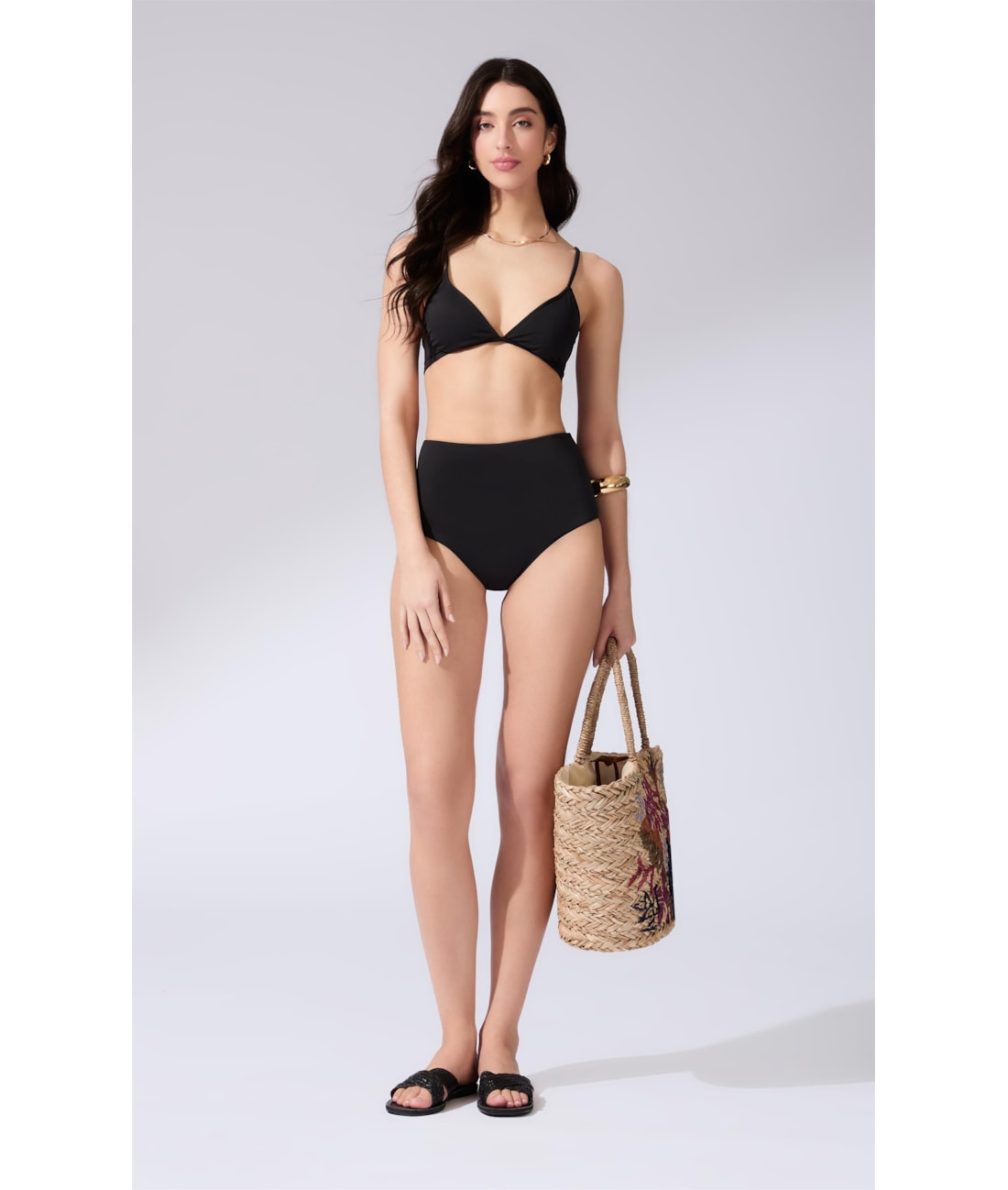 Biquíni Meia Taça Comfort Coast Preto