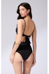 Biquíni Meia Taça Comfort Coast Preto