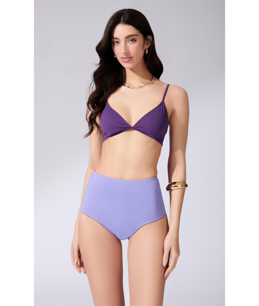 Biquíni Meia Taça Comfort Coast Roxo