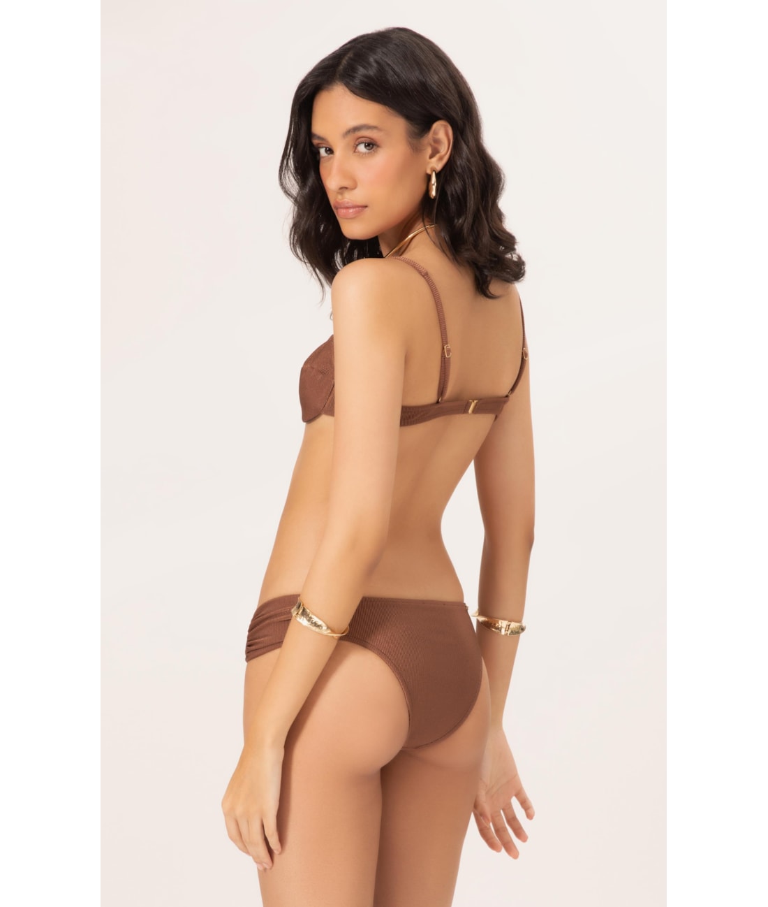 Biquíni Meia Taça Comfort Magic Marrom