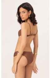 Biquíni Meia Taça Comfort Magic Marrom