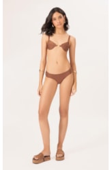 Biquíni Meia Taça Comfort Magic Marrom