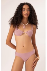 Biquíni Meia Taça Comfort Magic Rosa Dusty