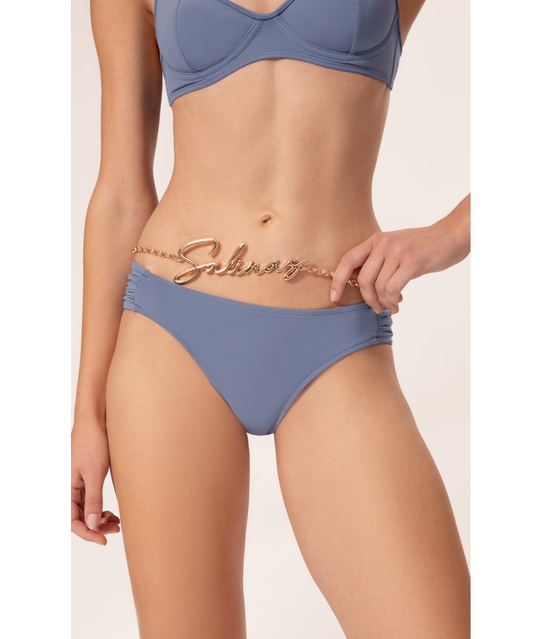Biquíni Meia Taça Madonna Comfort Clássicos Azul Seco
